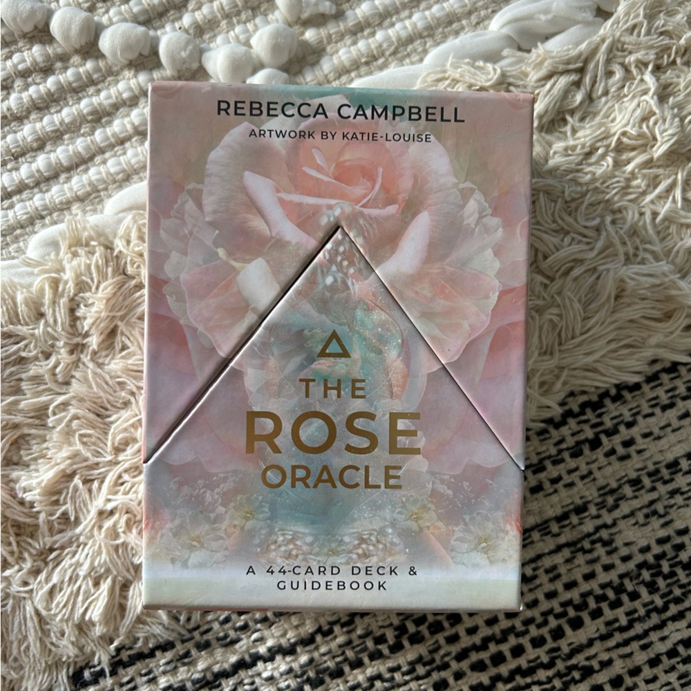 The Rose Oracle Card Deck with 44 cards and complete guidebook
